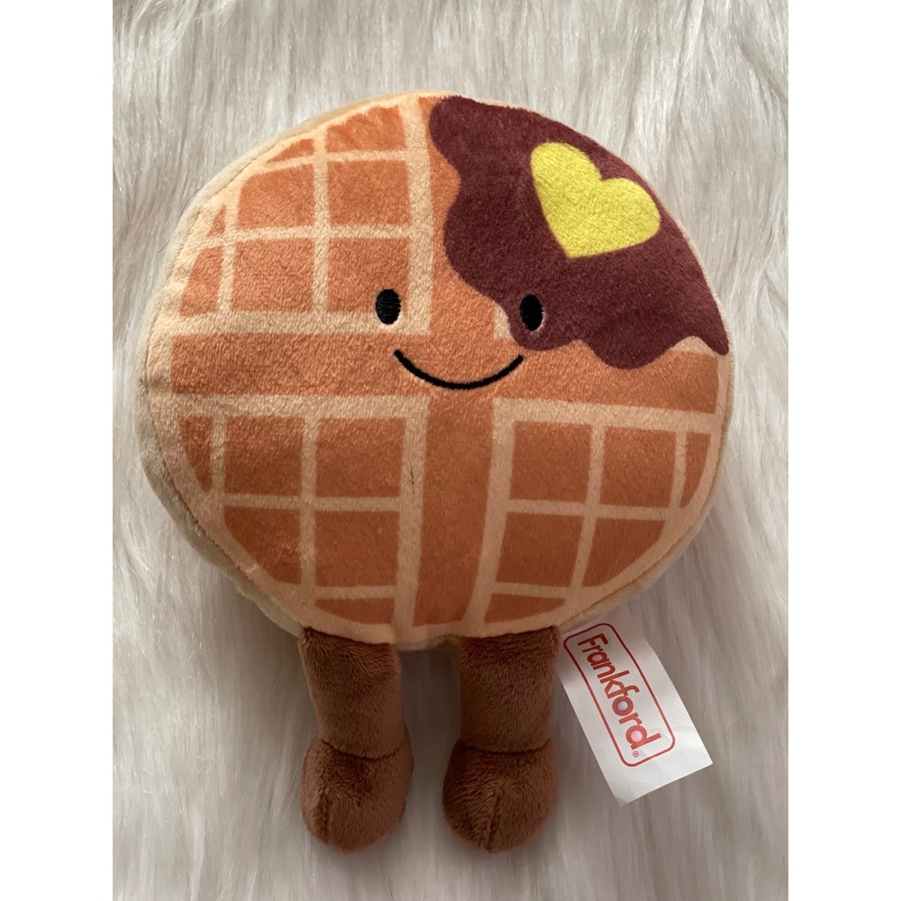 Frankford Waffle 8 inches Tan Brown Plush  Collectible Animal Plushie Used